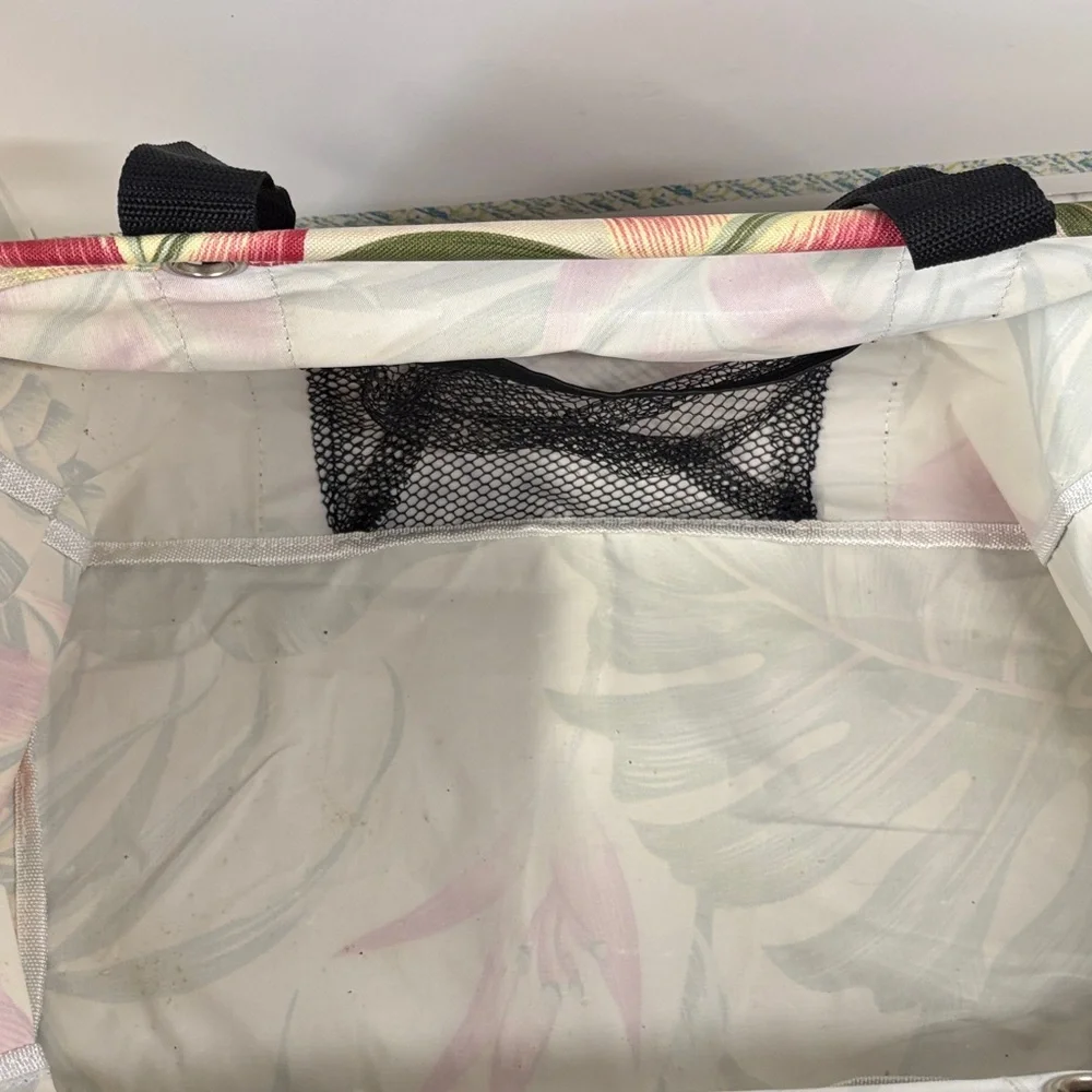 Hawaii Kauhale Living Floral Canvas Tote Bag - Picture 5 of 6